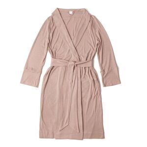 NWT Goumi Kids Mom Rose Robe M/L Womens Bamboo Organic Cotton Pink Pockets